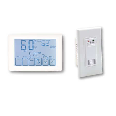 King Electric RF Thermostat Kit For Line Voltage Heat, With Programmable Thermostat, HVAC Relay KRF-HEAT-KIT