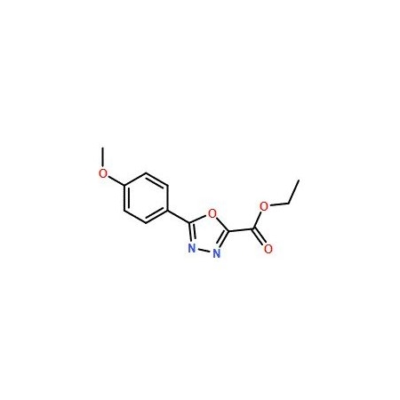 Ak Scientific Ethyl 5-(4-methoxyphenyl)-1, 3, 4-oxadiazole-2-carboxylate (5g), CAS 99367-44-9 Z5425-5g