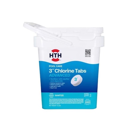 Hth Chlorinating Chemicals Pool Care 3in Tablet 15 lb 42054