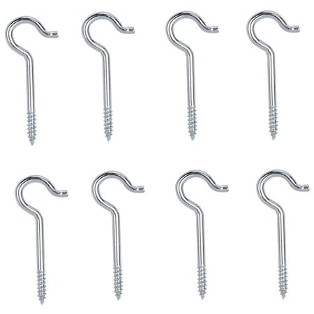 Prosource Ceiling Hook, 10 lb Working Load, Steel, Silver, Zinc LR-316-PS