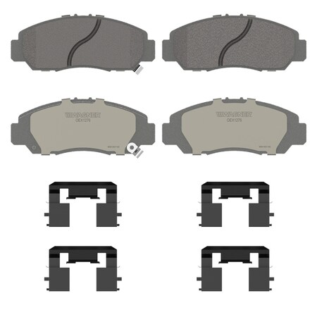 Wagner Brake OEX Front Disc Brake Pad Set Premium Ceramic,  OEX1276