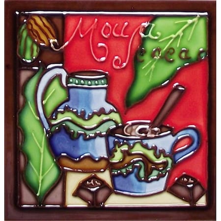 Continental Art Center 3 x 3 in. Coffee 4 Ceramic Magnet M-106