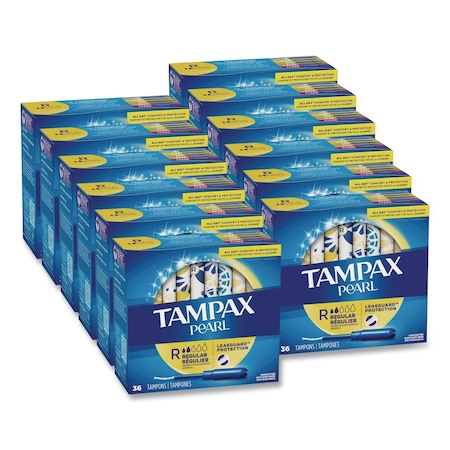 Tampax Pearl Tampons, Regular, PK432 71127