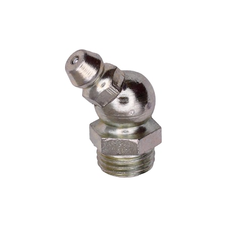 Auveco Grease Fitting 10mm-1.0 45 Degrees, 100PK 15098