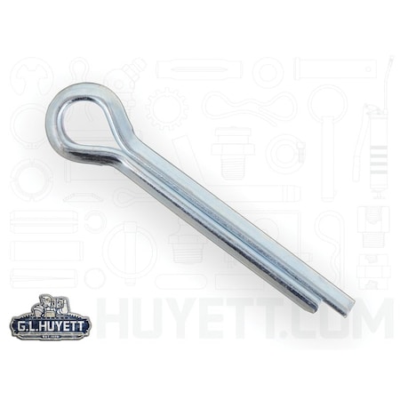 Huyett Cotter Pin, Zinc Plated Carbon Steel, 0.500 in Dia x 3.000 in Effective Length CP-500-3000