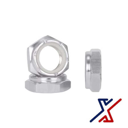 X1 Tools 7/16-20 Performance Zinc-Plated Steel Thin-Profile Nylon-Insert Locknuts, 400PK X1E-FAS-NUT-LOC-3440x400