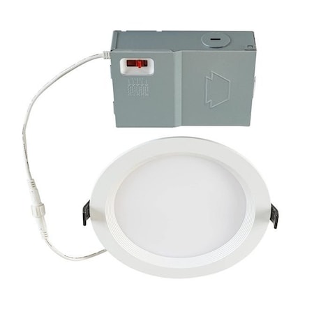 Keystone 6in Circular LED Baffled Wafer Downlight feat. Color Select, 13W, 2700/3000/3500/4000/5000K, 90CRI, KT-WDLED13-6BB-9CSF-FDIM