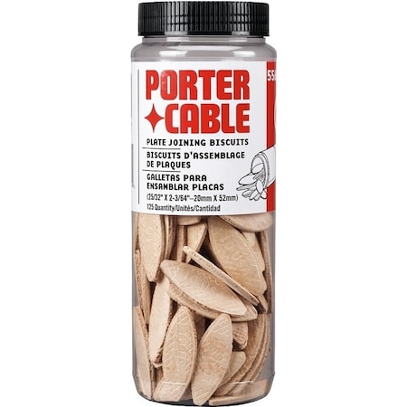Porter-Cable Joining Biscuit, 10, Beechwood, Brown 5561