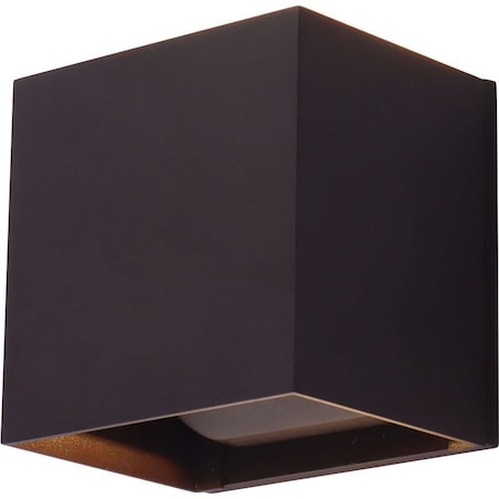Westgate OUTDOOR CUBE LIGHT WITH BEAM-ANGLE FINS 15W 600LM 5CCT DIM, BRONZE, 27K/30K/35K/40K/50K LRS-Q-MCT5-BR