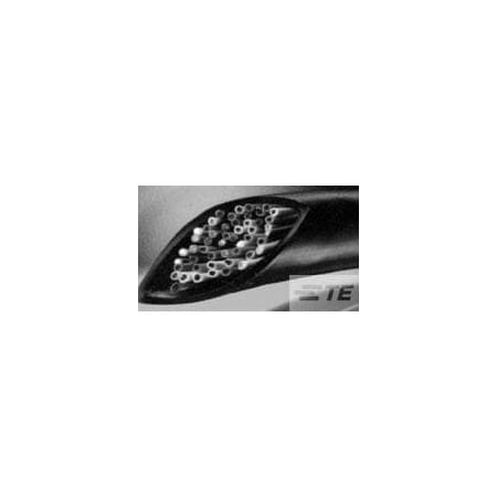 Raychem Heat Shrink Tube, Single Wall, 1.75:1 I.D. Shrink Ratio, Black 3419254003