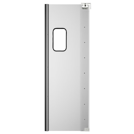 Koolmore Commercial Single Aluminum Swinging Traffic Door - 30 In. x 84 In. Door Opening KM-SWD30