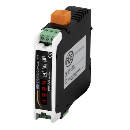 Pce Instruments Load cell converter, accepts +/-80 mV input with 4-20 mA or 0-10V output and CAT II 300 V rating PCE-SCI-L