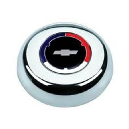Grant Grant 5607 Chrome Chevy Bowtie Logo Horn Button, Steel GRT5607