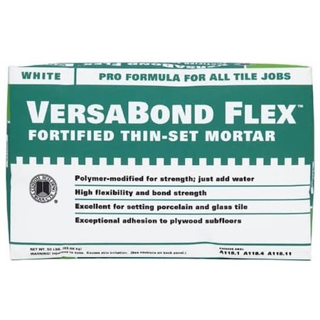 Custom Building Products 50 Lb VersaBond Flex Fortified Thin Set Mortar MTWS50 10186421841