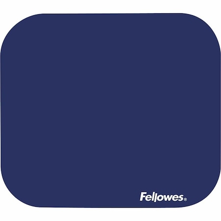 Fellowes Mouse Pad - Blue - 0.13" x 9" x 8" Dimension - Blue - Rubber - Scratch Resistant - 1 Pack 58021