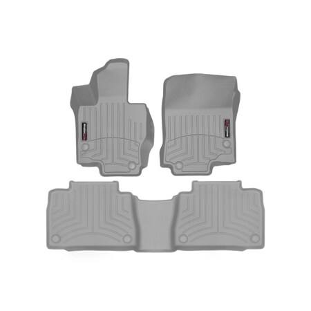 Weathertech Grey, Front and Rear Floorliners 461533-1-4