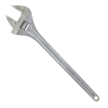Proferred 24" Standard Adjustable Wrench, Chrome Finish T05019
