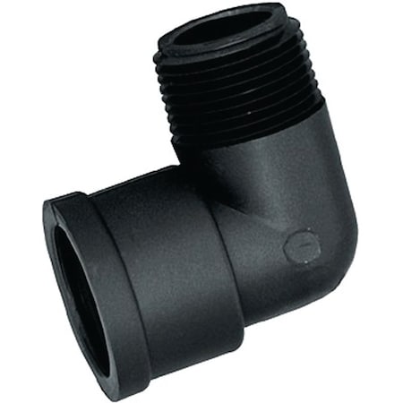 Green Leaf SE100P Street Pipe Elbow, 1 in, MPT x FPT, 90 deg Angle, Polypropylene SE 100 P