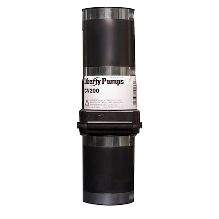 Liberty Pumps Check valve, 2, rubber slip connections CV200