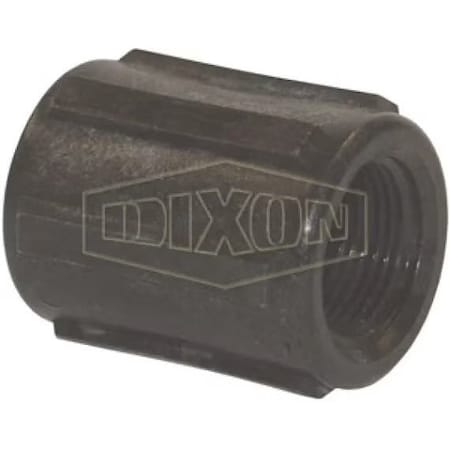 Dixon Pipe Coupling, 1-1/2 in Nominal, FNPT End Style, SCH 80/XH, Polypropylene, Domestic 62241