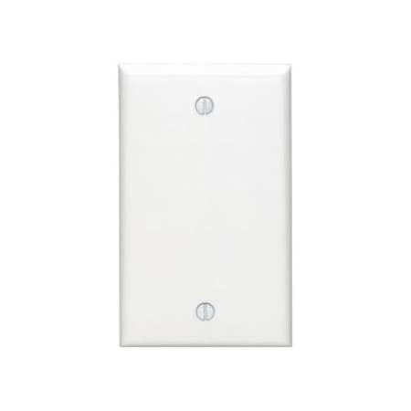 Leviton 1-Gang Standard Nylon Blank Wall Plate, Light Almond 011-80714-00T