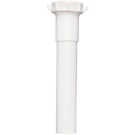 Keeney Mfg 1-1/2'' x 12'' White Plastic Extension Tube 40-12WK