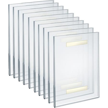 Azar Displays 8.5"W x 11"H Sign w/ Adhesive Tape, PK10 122021