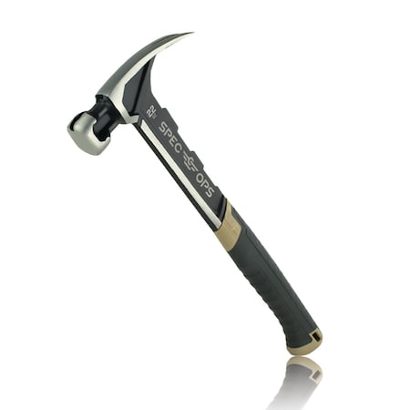 Spec Ops Framing Hammer, 22 oz, Rip Claw, Smooth Face, Shock-Absorbing Grip SPEC-M22SF