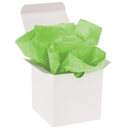 Bubblefast 960 15 x 20'' Citrus Green Gift Grade Tissue Paper BFT1520N