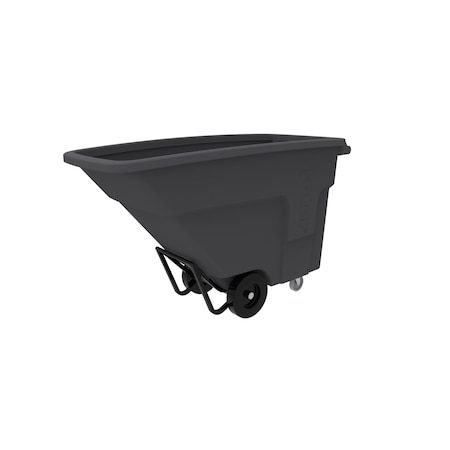 Toter 1 Cubic Yard 1200 lbs. Capacity Standard Duty Nestable Tilt Truck, Industrial Gray NT110-00IGY