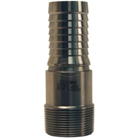 Dixon Internal Expansion Sanitary Stem, 2-1/2 in Nominal, MNPT End Style, 304 SS, Domestic IXMS40