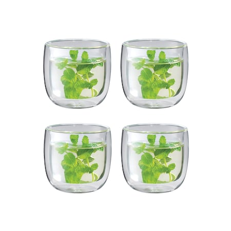 Zwilling Sorrento 4-pc Double-Wall Glass Tea Cup Set 1027927
