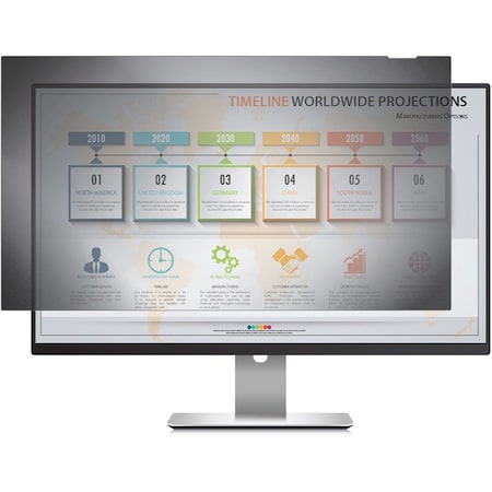 Rocstor PRIVACYVIEW PRIVACY FILTER FOR 25 WIDESCREEN MONITOR - 16:9 ASPECT RATIO - GLOSS PV0035-B1