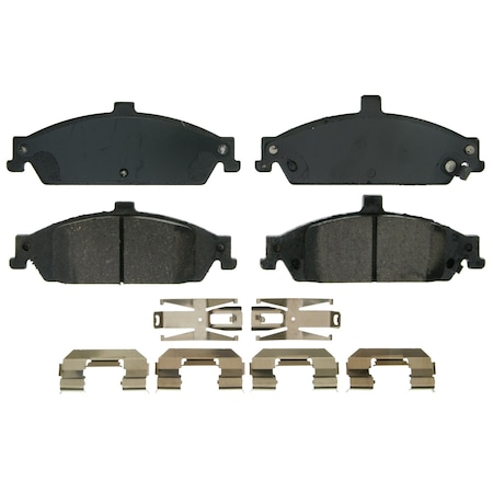 Wagner Brake QuickStop Front Disc Brake Pad Set Ceramic, ZD727