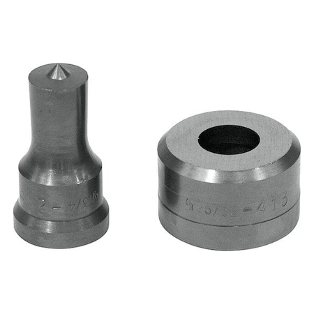 Edwards Round Punch & Die Set ED9-PD3/4