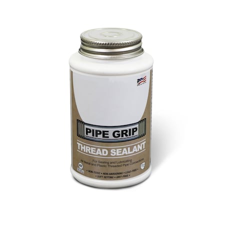 Supplygiant Gold Thread Sealant 8 oz Pipe Thread Compound w/NSF Certification Non Toxic Formula Industrial Grit SWQUTCHF0