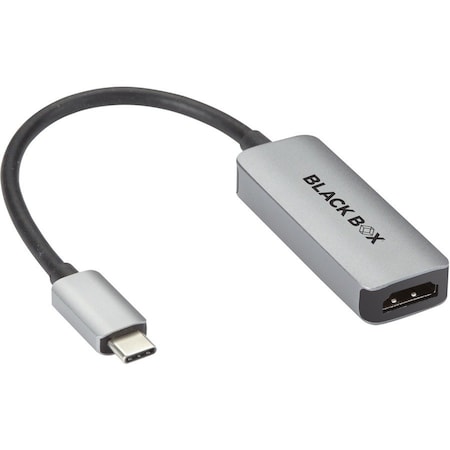 Black Box BLACK BOX USB-C Adapter, USB-C To HDMI 2.0 Adapter With Power Delivery, 4k60, Hdcp 2.2, 1 Cable VA-USBC31-HD4KC