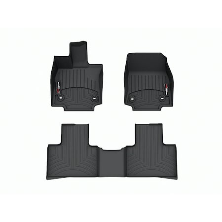 Weathertech Black, Front and Rear Floorliners 441795-1-2