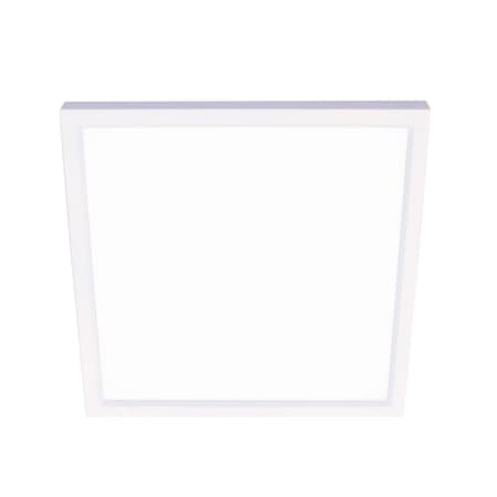 Afx Edge LED Square 6in. Flush Mount, White EGSF06LAJD1WH