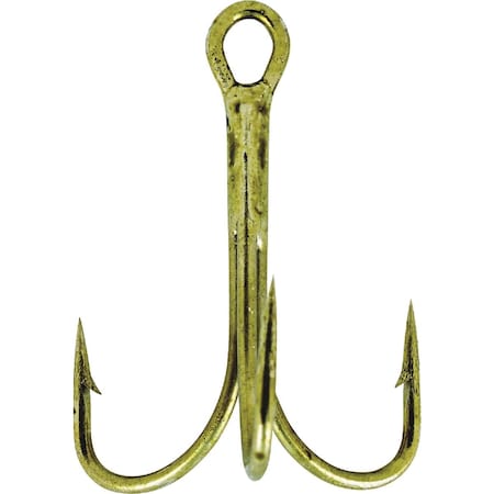 Southbend Size 8 Bronze Treble Hooks, 4PK JC28