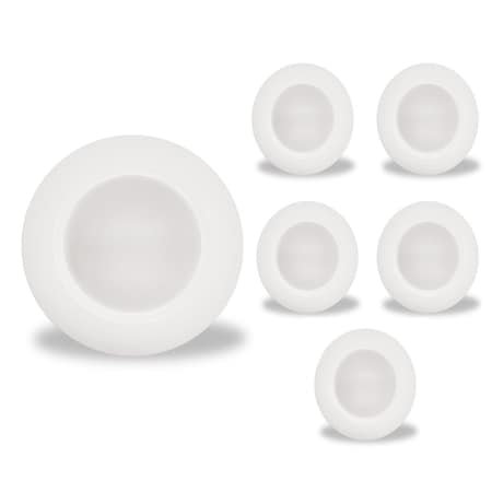 Bulbrite 14W 7in LED Disc Light, 5CCT Selectable, 27/30/35/40/50K, 1100lu, 6PK 862882