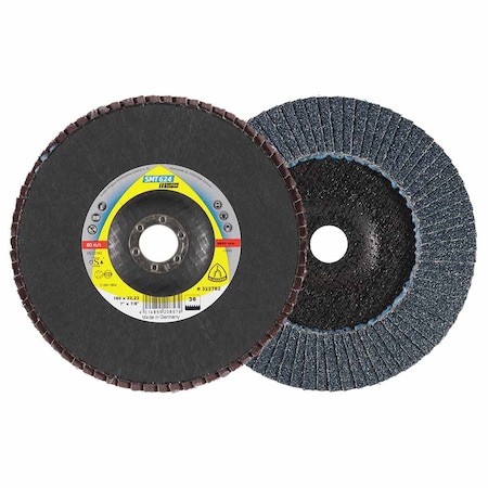 Klingspor SMT Flap Disc 624 7" 36 Grit, 10PK 624036178022