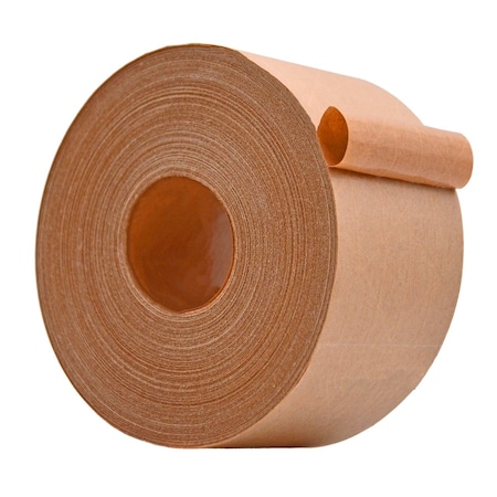 Wod Tape Reinforced Water Activated Kraft Tape Brown Gummed, 8PK WOD WATWTE-02750-8-375-BR