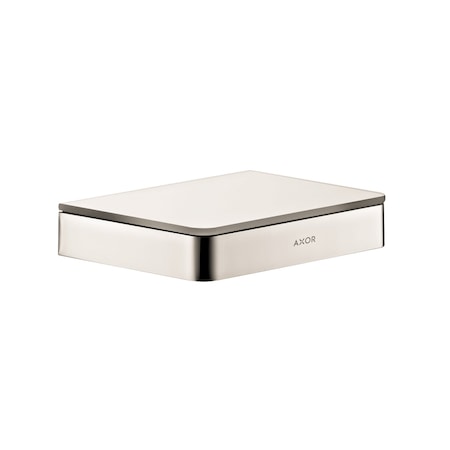 Axor Universal SoftSquare Shelf 6" in Polished Nickel 42840830