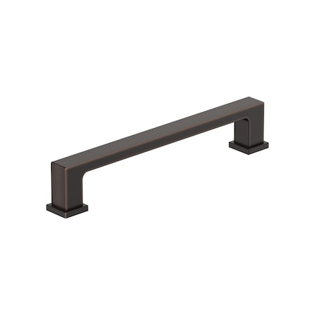 Amerock Bridgeport 5-1/16 inch (128mm) Center-to-Center Oil-Rubbed Bronze Cabinet Pull, 25PK 25VMP37032ORB