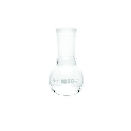 United Scientific Boiling Flask, Flat Bottom, Ground, PK 6 FFB058-50