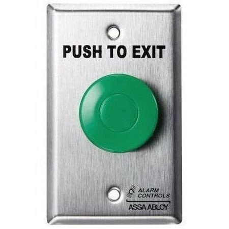 Alarm Controls Adjust Delay Push Button Pnu Green ASP-14