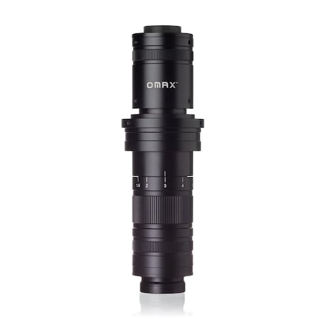 Amscope 0.4X-6X Zoom Video Inspection Lens for Cameras with Sensors up to 2/3 Format M5460-C075