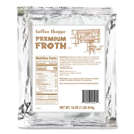 Coffee Shoppe Premium Froth Topping, 1 lb Bag DIX40541
