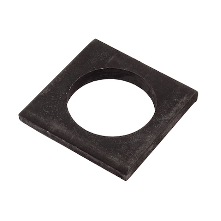 Zoro Select Square Washer, Fits Bolt Size M30 , Stainless Steel Black Oxide Finish Z8930-316-BX